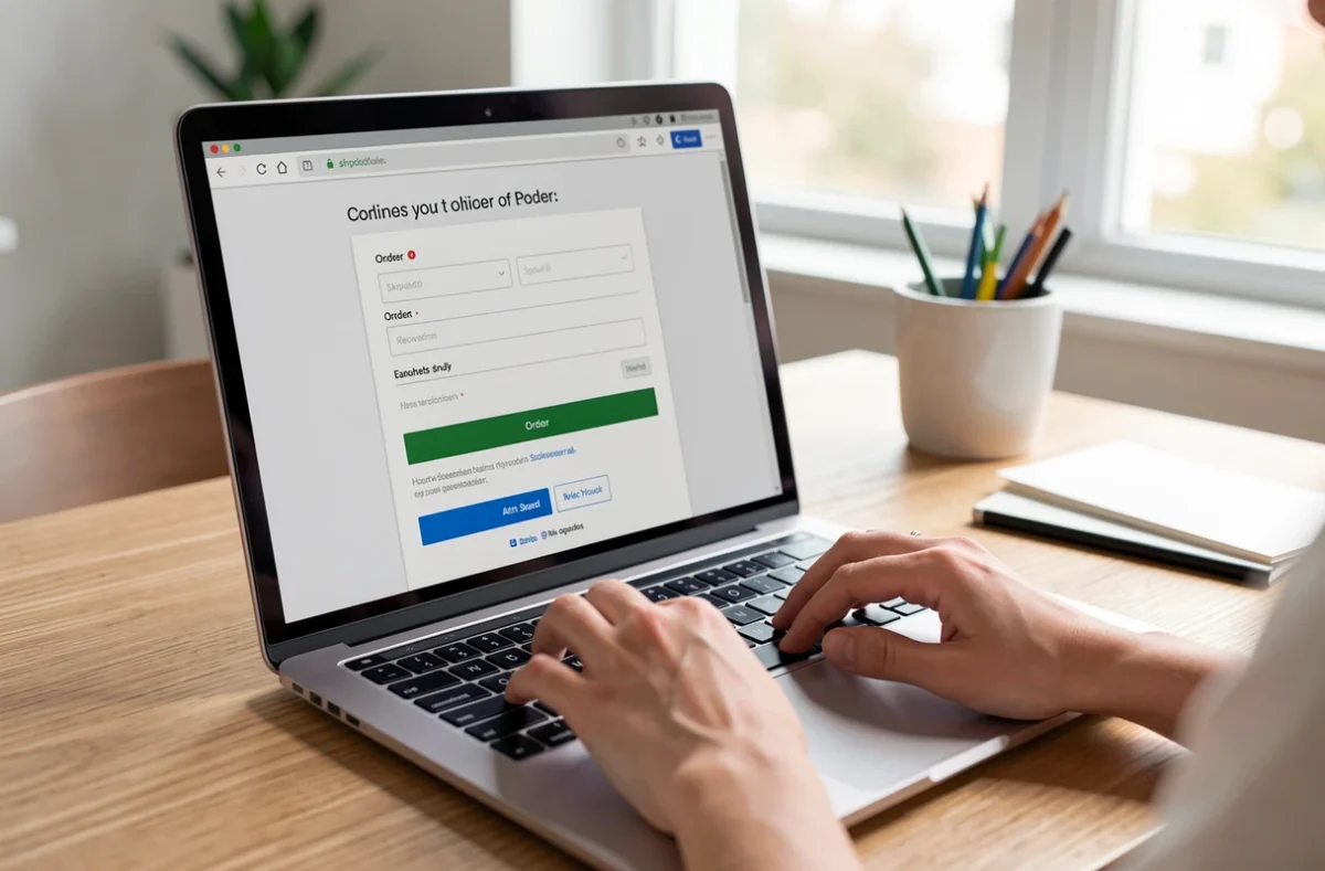 Épargnant consultant son espace de placement sur un ordinateur portable